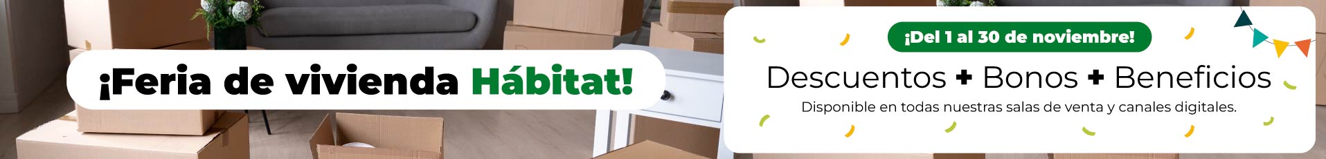 Feria de vivienda en Ibagué Hábitat de los Andes