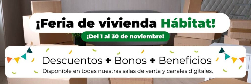 Feria de vivienda en Ibagué Hábitat de los Andes movil